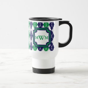 Caneca Térmica No Green Argyle Mug