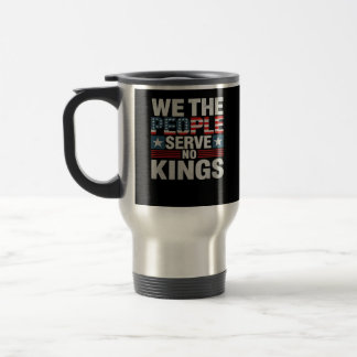 Caneca Térmica No King Patriotic Freedom No Kings In America Retr