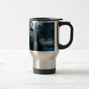 Caneca Térmica Noite Azul da Torre Eiffel