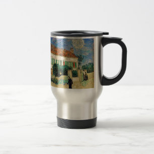Caneca Térmica Noite branca da casa de Van Gogh