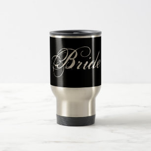 Caneca Térmica Noiva extravagante no preto