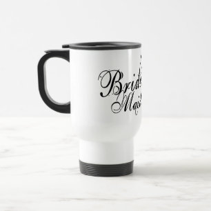 Caneca Térmica Noiva Malvada Script - Dama de Honra Preta