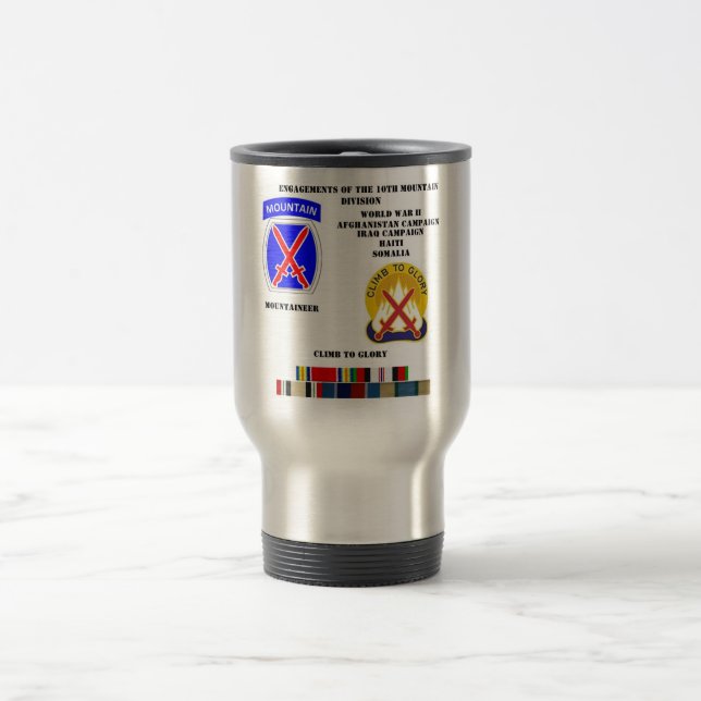 Caneca Térmica Noivados da 10o divisão da montanha (Centro)