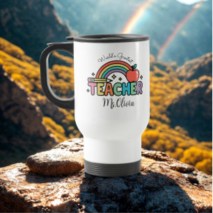 Caneca Térmica Nome do Professor Personalizado Melhor Professor