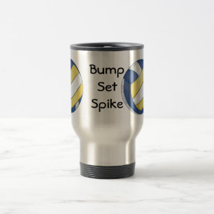 Caneca Térmica Nome e número da equipe de voleibol