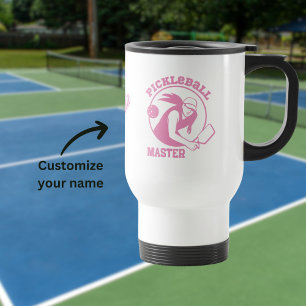 Caneca Térmica Nome Personalizado do Jogador de Jogo Mestre de Pi