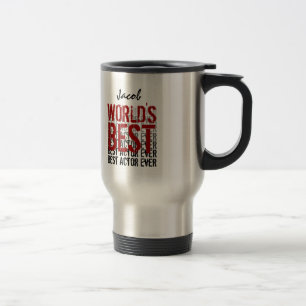 Caneca Térmica Nome Personalizado do Melhor Ator do Mundo