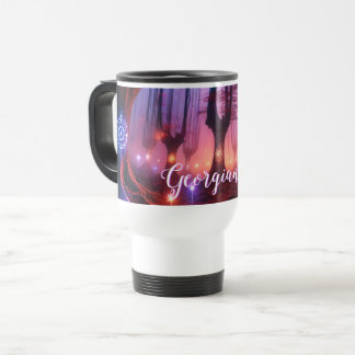 Caneca Térmica Nome Personalizado Floresta Whimsigol Encantada Au