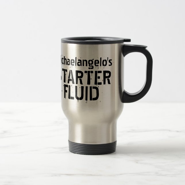 Caneca Térmica Nome Personalizado Fluido de Arranque de Café Engr (Direita)