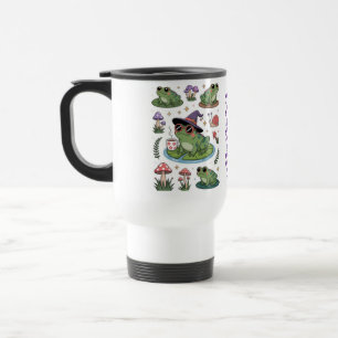 Caneca Térmica Nome personalizado Sapo cogumelo vibe