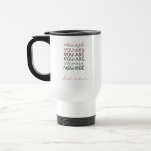 Caneca Térmica Nome personalizado Você é suficiente