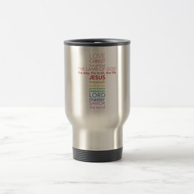 Caneca Térmica Nomes da cruz de Jesus (Centro)