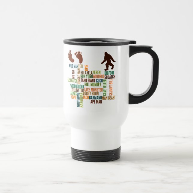 Caneca Térmica Nomes para Bigfoot (Direita)