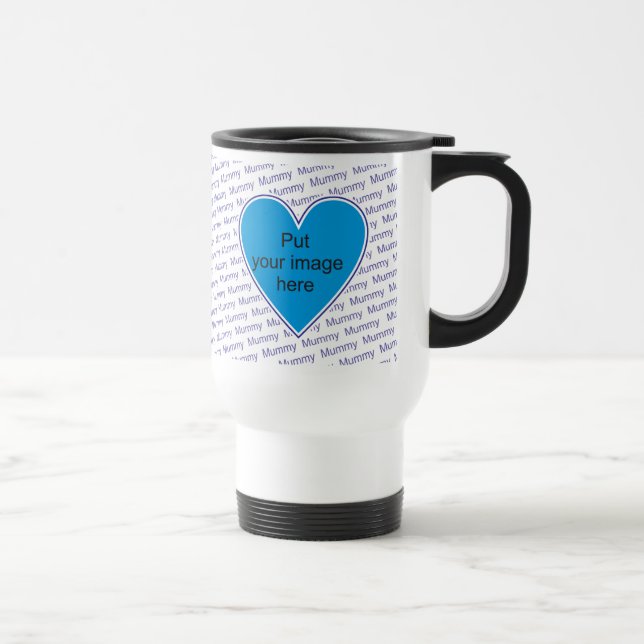 Caneca Térmica Nós amamo-lo mamã - personalize com foto (Direita)