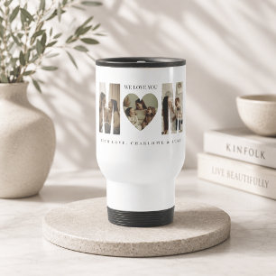 Caneca Térmica Nós Amamos Você Mamãe Viagem Fotos Personalizadas