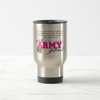 Caneca Térmica Nos olhos de um soldado - namorada orgulhoso do