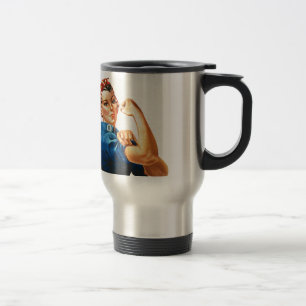 Caneca Térmica Nós podemos fazê-lo rodar o poder das mulheres rib