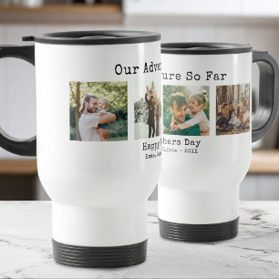 Caneca Térmica Nossa Aventura Até Agora Colagem De Fotos De Dia d