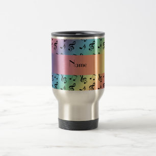 Caneca Térmica Notas conhecidas personalizadas da música do