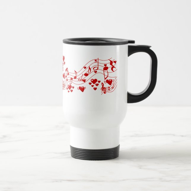 Caneca Térmica Notas de Amor_ (Direita)