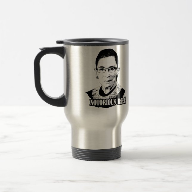 Caneca Térmica Notório R.B.G. - Ruth Bader Ginsburg (Esquerda)