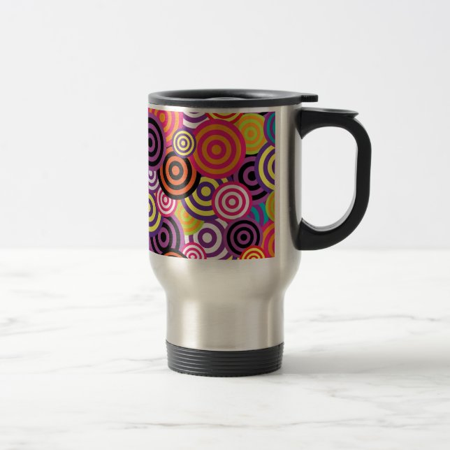 Caneca Térmica Nova Abstrato de Círculo (Direita)