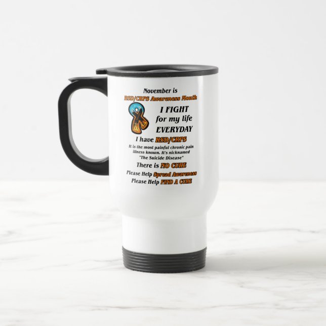 Caneca Térmica Novembro...Eu Luto (Esquerda)