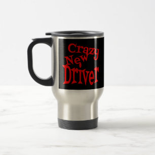 Caneca Térmica Novo driver louco em vermelho