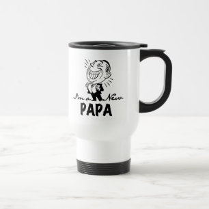 Caneca Térmica Novo Papá Sorrindo Camisas e Presentes