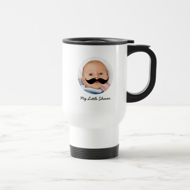 Caneca Térmica Novo papai Pequeno Cachorro Cachorro Foto Engraçad (Direita)
