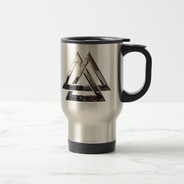 Caneca Térmica Noz - prata (Direita)