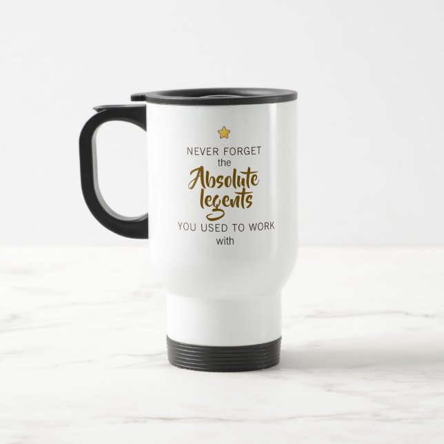 Caneca Térmica Nunca Esqueça a Despedida dos Legendas Absolutas (Esquerda)