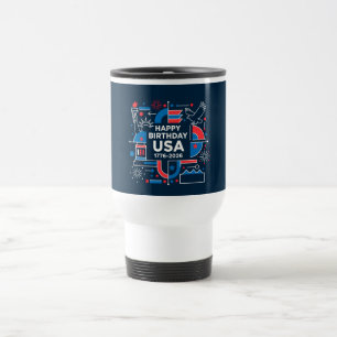 Caneca Térmica O 250º aniversário da América