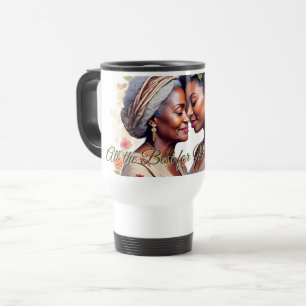 Caneca Térmica O Abraço de uma Mãe – Um Laço Atemporal em Flor