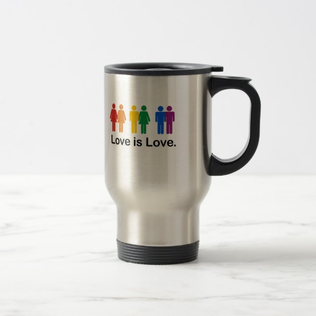 Caneca Térmica O amor é amor (Direita)