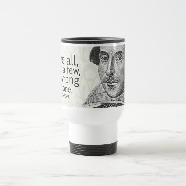 Caneca Térmica O amor todo de Shakespeare, confia alguns, faz… (Centro)