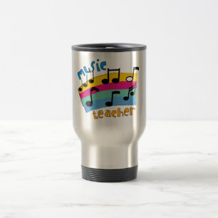 Caneca Térmica O arco-íris do professor de música nota presentes