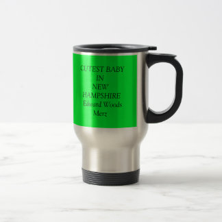 Caneca Térmica O BEBÊ O MAIS BONITO em madeiras Merz de NEW