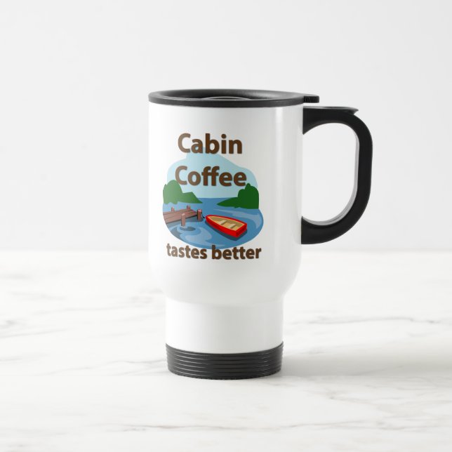 Caneca Térmica O Café Da Cabina Tem Melhor Gosto (Direita)