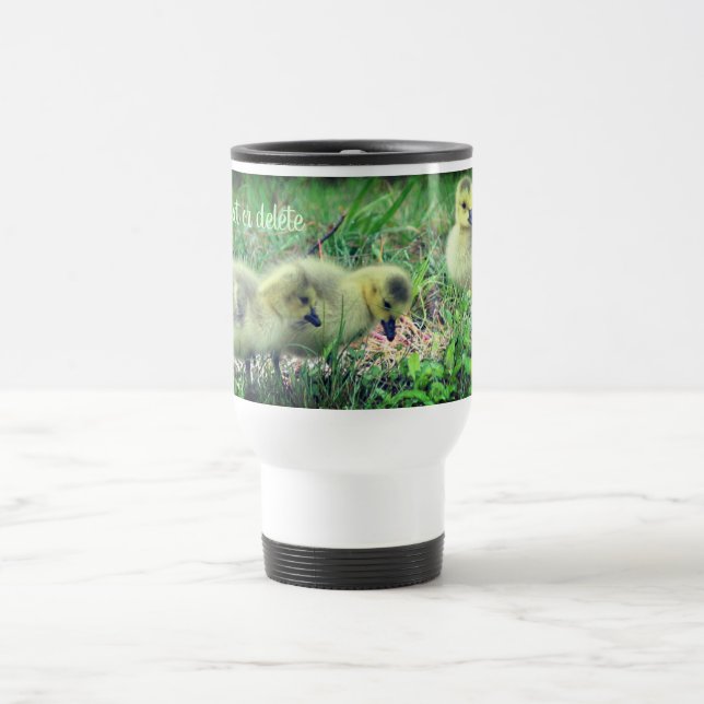 Caneca Térmica O Canadá Goose Babies Wildlife Personalizado (Centro)