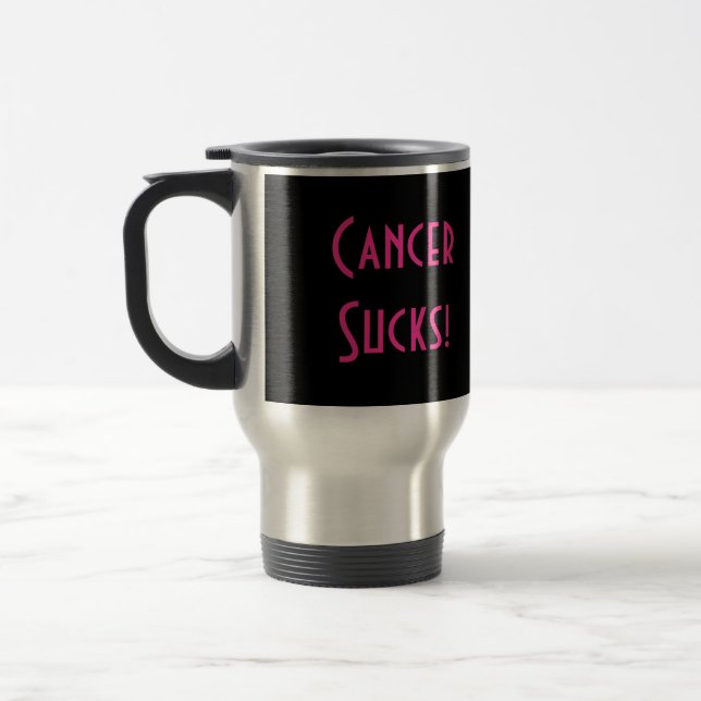 Caneca Térmica O cancer suga! (Esquerda)