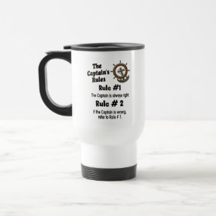 Caneca Térmica O Capitão está sempre certo