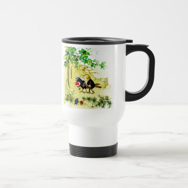 Caneca Térmica O Casamento de Pássaros (Direita)
