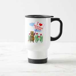 Caneca Térmica O castor canadense ama os territórios noroeste