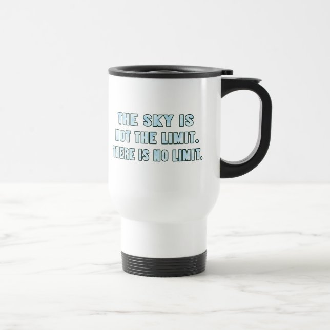 Caneca Térmica O céu não é o limite (Direita)