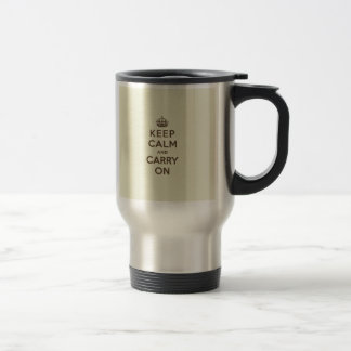 Caneca Térmica O chocolate da baunilha mantem a calma e continua