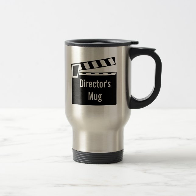 Caneca Térmica O conselho de Clapperboard da ardósia do filme (Direita)