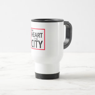 Caneca Térmica O Coração da Cidade Viagem/Caneca Viagem ao trabal