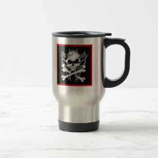 Caneca Térmica O crânio e os Crossbones da morte