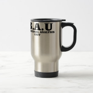Caneca Térmica O criminoso ocupa-se de camisas da unidade da